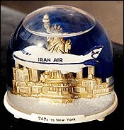 Iran Air Snow Globe