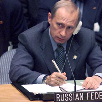 Kremlin.ru [CC-BY-3.0 (http://creativecommons.org/licenses/by/3.0)], via Wikimedia Commonshttp://commons.wikimedia.org/wiki/File%3AVladimir_Putin_at_the_Millennium_Summit_6-8_September_2000-19.jpg