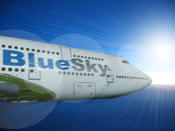 Blue Sky 747-400