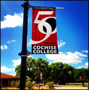 Happy 50th by Cochise College via Cochise College official Instagram account http://instagram.com/p/tTViN5IHPh/ [Fair Use]