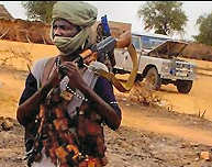 Land Rover in Darfur