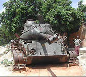 Abandoned Tank in Mogadishu, Somalia