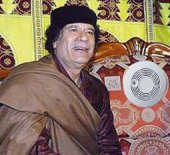 General Qaddafi and his new American smoke detector