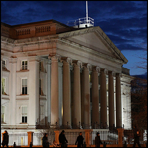 U.S. Treasury Department by Oran Viriyincy [CC-BY-SA-2.0 (http://creativecommons.org/licenses/by-sa/2.0)], via Flickr https://flic.kr/p/ecNvDu [cropped]
