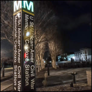 African American Civil War Memorial Metro Stop by Clif Burns via Flickr https://www.flickr.com/photos/clif_burns/12398814043/ [with permission]