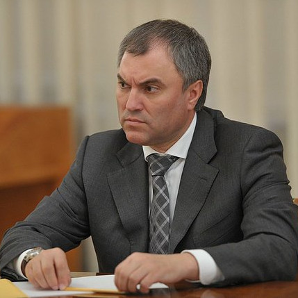 By President of Russia [CC-BY-3.0 (http://creativecommons.org/licenses/by/3.0)], via Wikimedia Commons http://commons.wikimedia.org/wiki/File:Volodin_V_V.jpeg?uselang=ru
