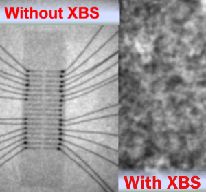 XBS Epoxy System Demo via http://www.spacephotonics.com/Coating_Glob-top_Cavity_Fill_X-Ray_Blocking_Anti-Tamper_Material.php [Fair Use]